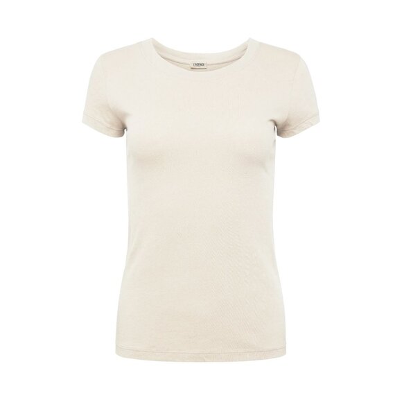 L'Agence Cory Vintage White Scoop-Neck Short Sleeve T-Shirt 100% Cotton XS NWD - Picture 1 of 10